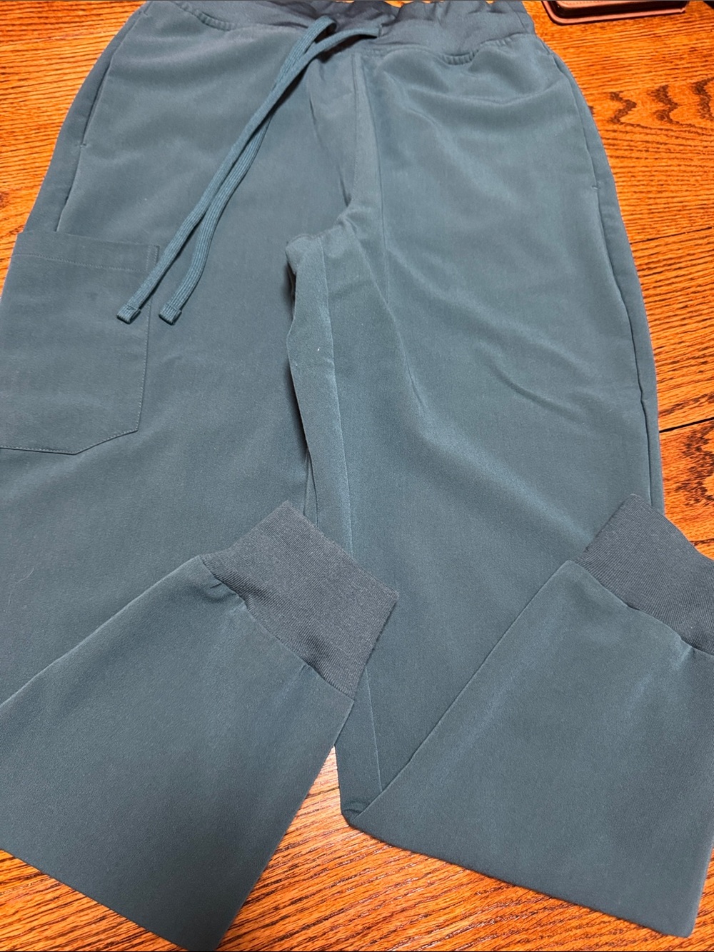 Women's Teal Drawstring Jogger Sweatpants